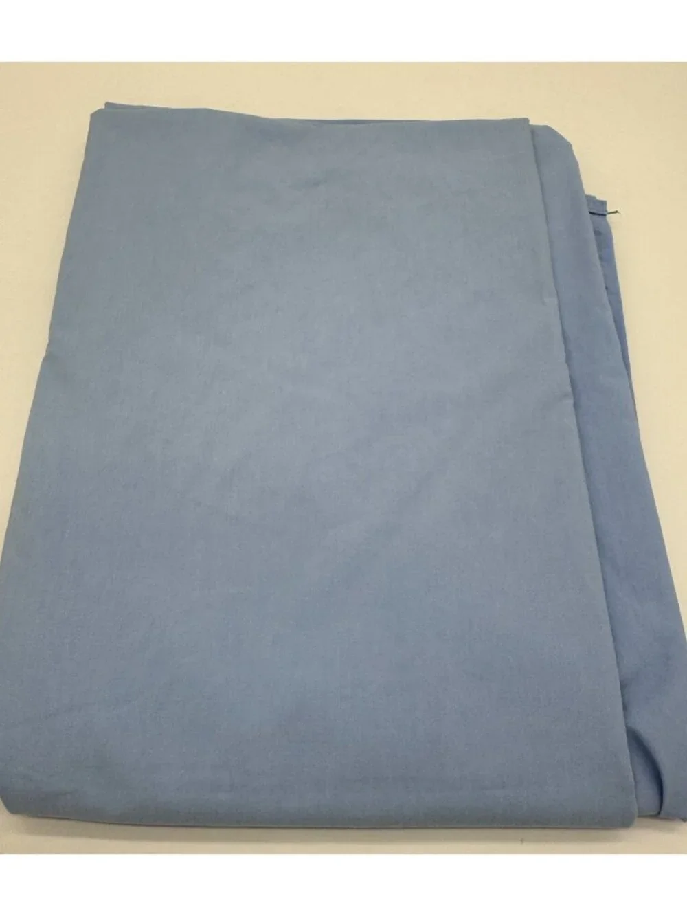 Martha Stewart Everyday Blue Solid Color Cotton Blend Twin Flat Sheet Bedding
